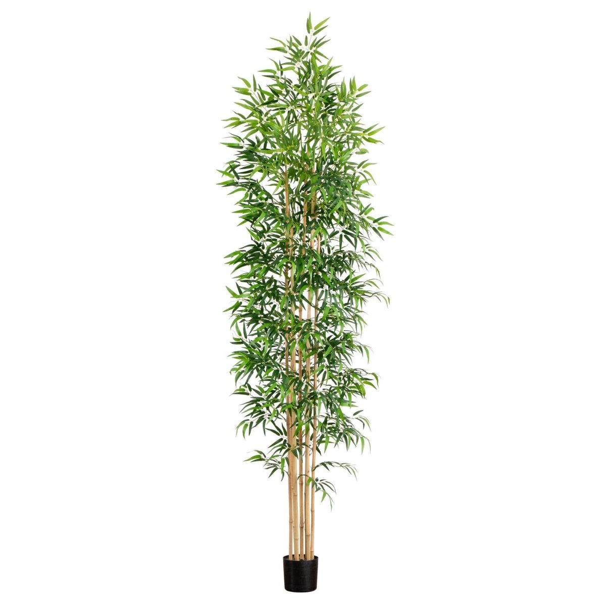 10’ Artificial Bamboo Tree with Real Bamboo Trunks - Ed's Plant Shop