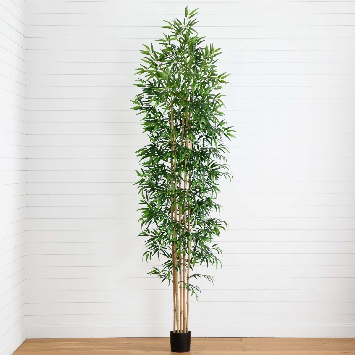 10’ Artificial Bamboo Tree with Real Bamboo Trunks - Ed's Plant Shop