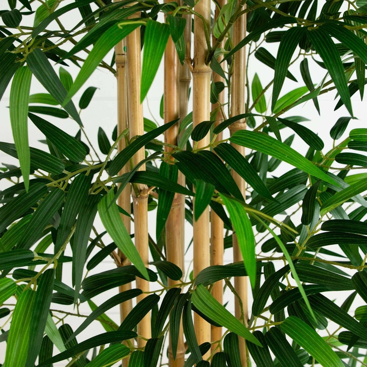 11’ Artificial Bamboo Tree with Real Bamboo Trunks - Ed's Plant Shop