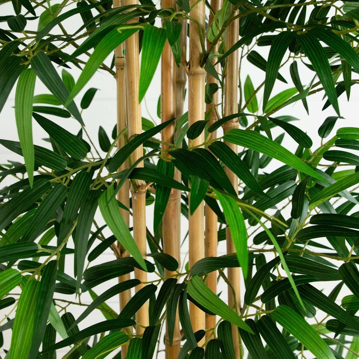 12’ Artificial Bamboo Tree with Real Bamboo Trunks - Ed's Plant Shop