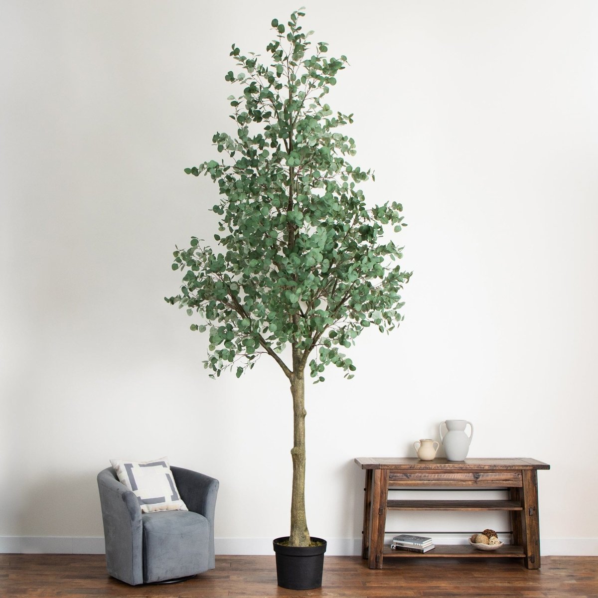 13' Artificial Eucalyptus Tree – Bring Natural Serenity to Any Space - Ed's Plant Shop