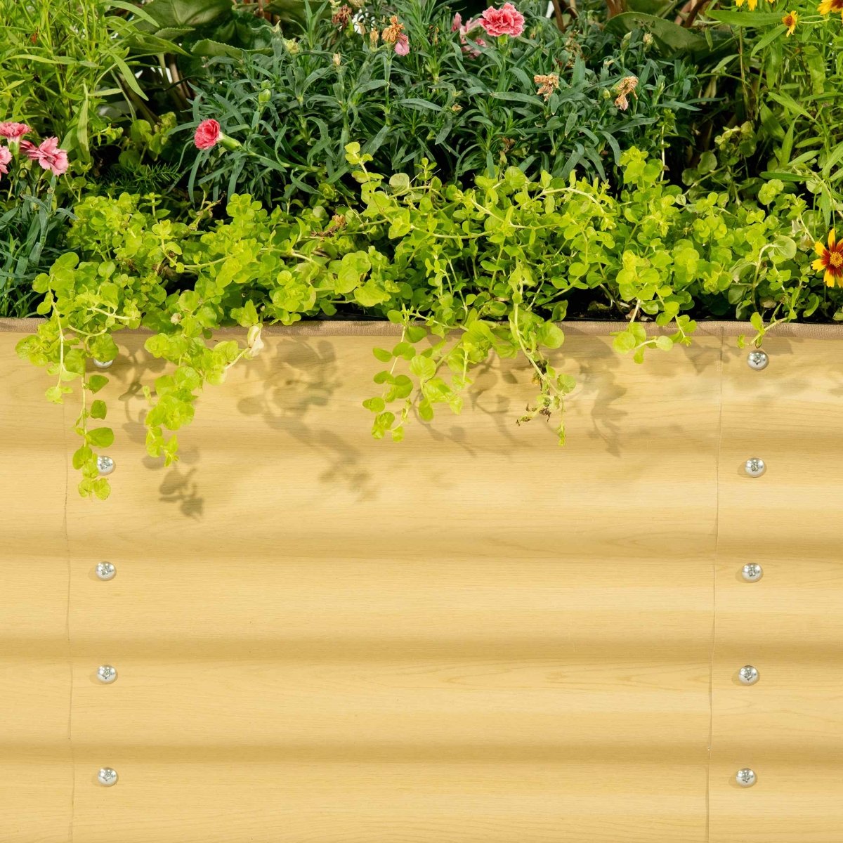 17" Tall 6 In 1 Medium Modular Metal Raised Garden Bed Kit - Ed's Plant Shop