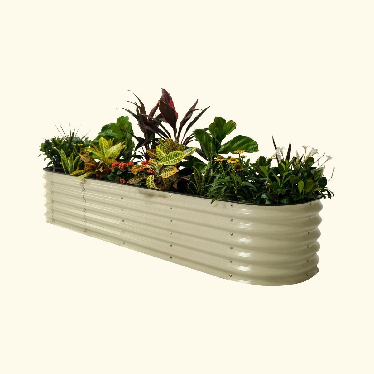 17" Tall 9 In 1 Large Modular Metal Raised Garden Bed Kit - Ed's Plant Shop