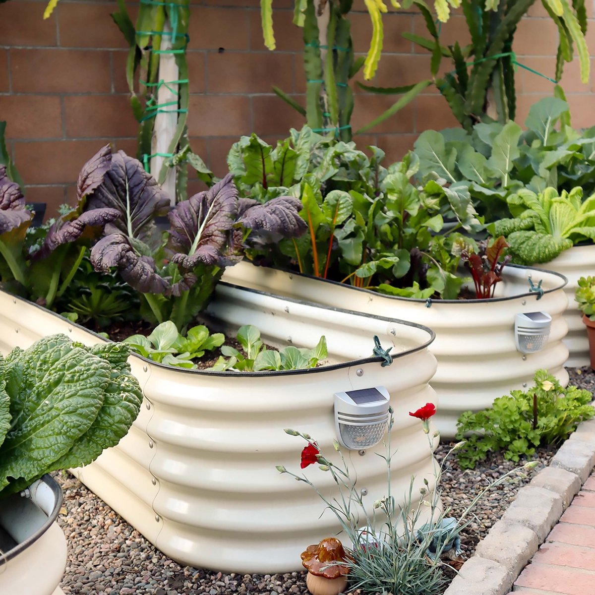17" Tall 9 In 1 Large Modular Metal Raised Garden Bed Kit - Ed's Plant Shop