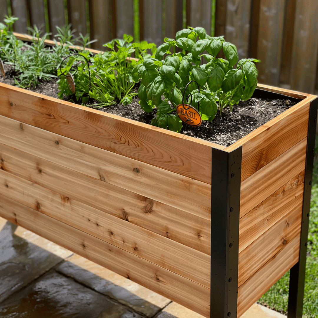 18" x 48" Raised Garden Bed - 30" TALL - Ed's Plant Shop