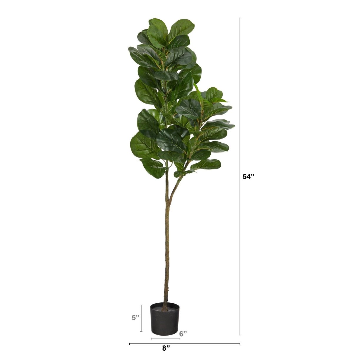 4.5’ Fiddle Leaf Fig Artificial Tree - Ed's Plant Shop