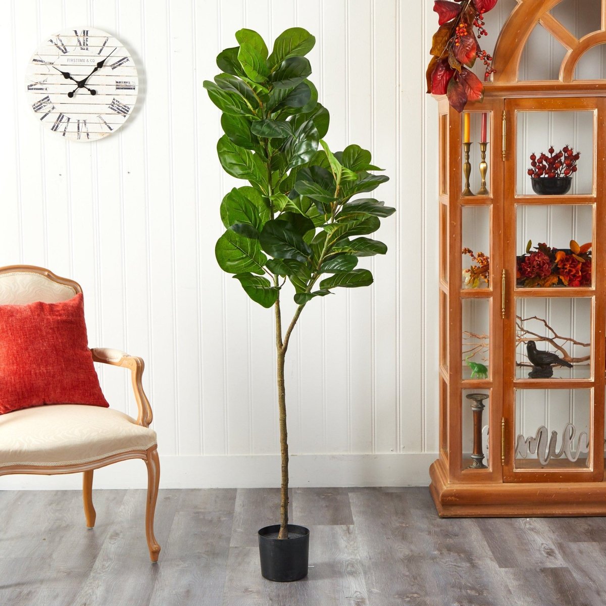 4.5’ Fiddle Leaf Fig Artificial Tree - Ed's Plant Shop