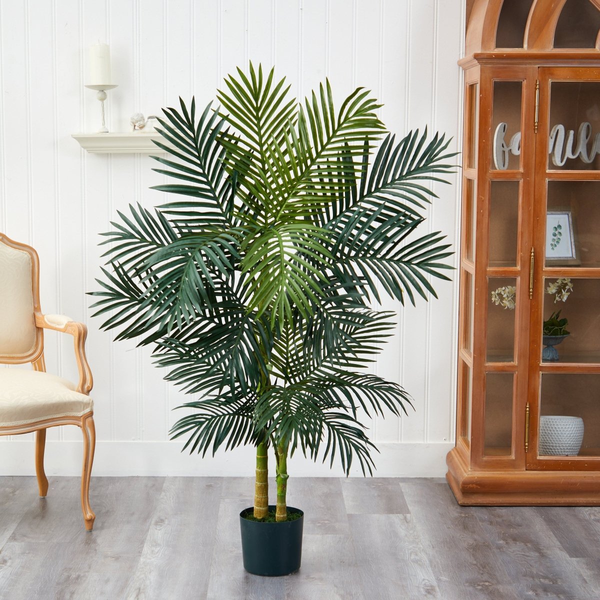 5’ Golden Cane Palm Tree – Realistic Tropical Artificial Plant - Ed's Plant Shop