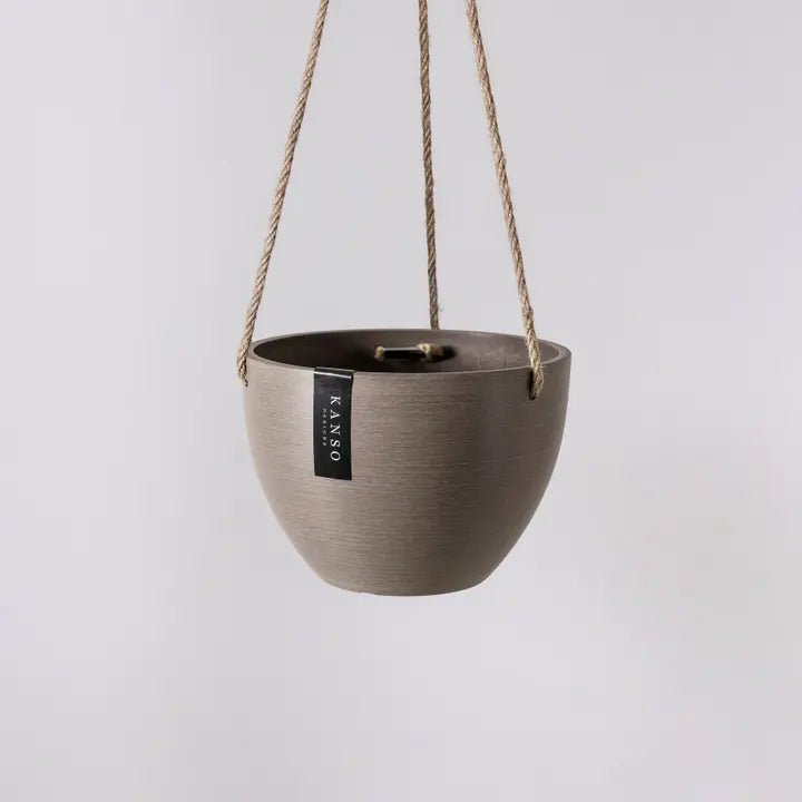 8 Inch Signature Stone Hanging Planter Pot - Ed's Plant Shop