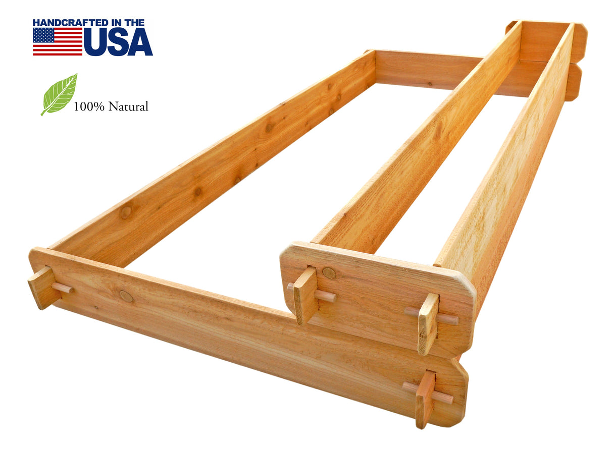 Timberlane Gardens Raised Garden Bed Kit 2 Tiered (1x6 3x6) Select Cedar