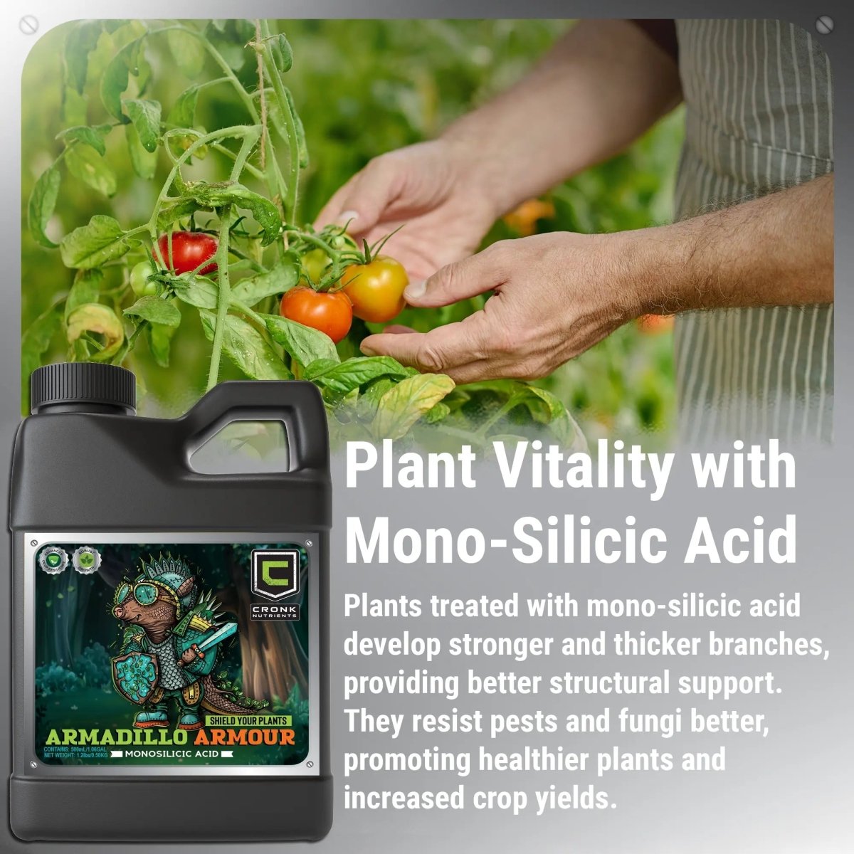 Armadillo Armour – Monosilicic Acid for Stronger, Healthier Plants - Ed's Plant Shop