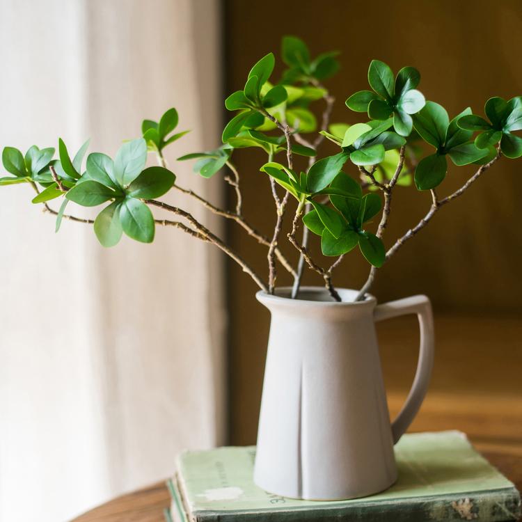 Artificial Faux Small Japanese Zen Leaf Stem 18" Tall - Ed's Plant Shop