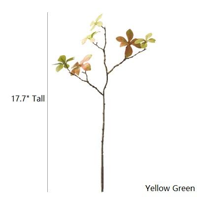 Artificial Faux Small Japanese Zen Leaf Stem 18" Tall - Ed's Plant Shop