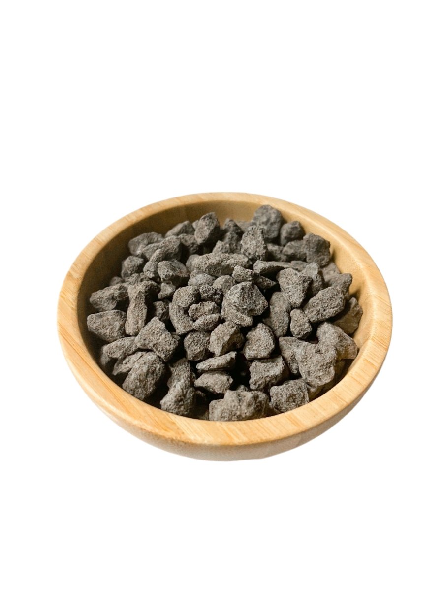 Bowl of Black Lava Rock Soil Amendment – Lightweight Volcanic Rock - Ed's Plant Shop