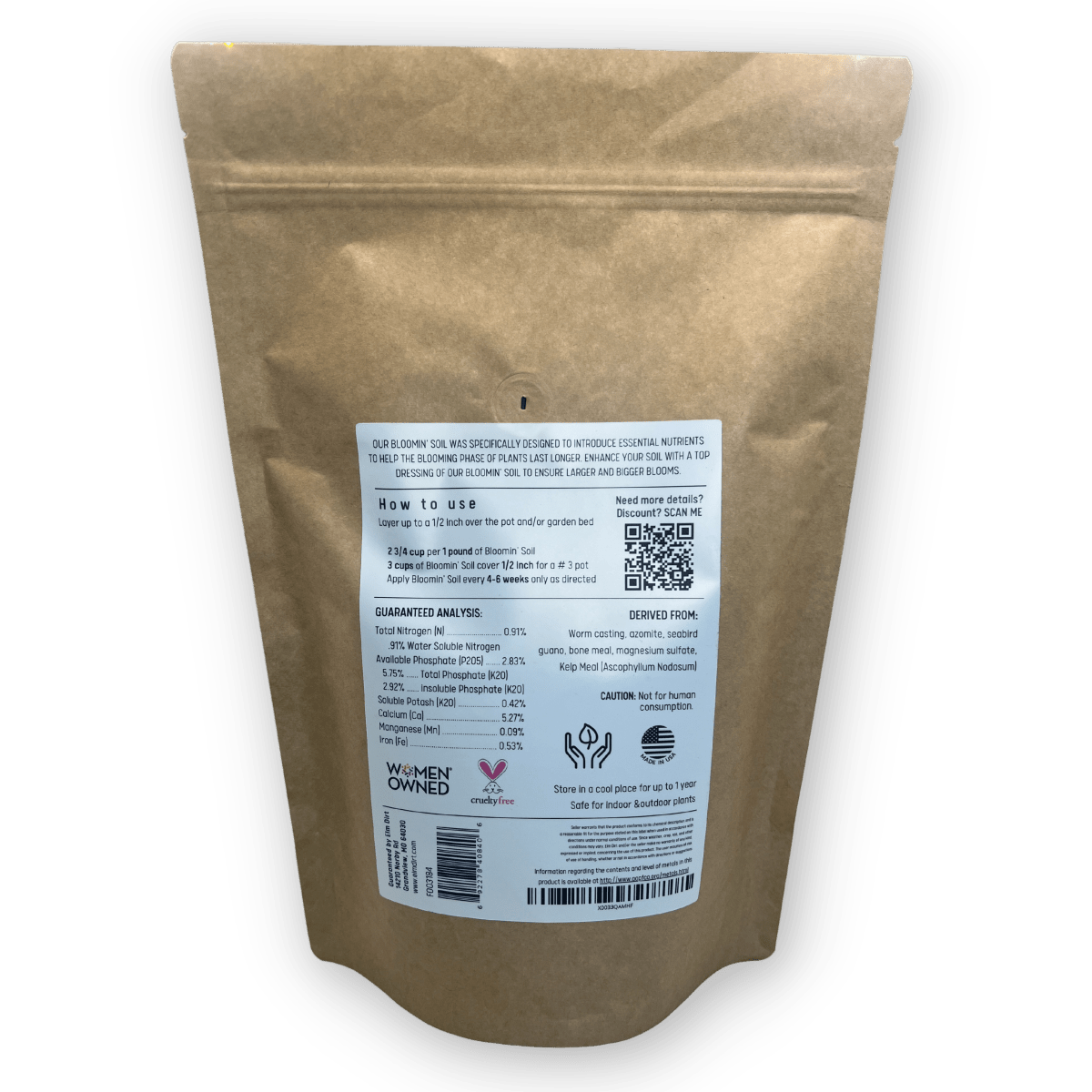 Bloomin' Soil – Organic Nutrient Mix for Bigger, Longer Blooms - Ed's Plant Shop