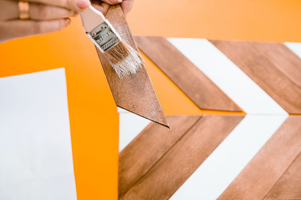 Chevron Wood Tray Kit - Ed's Plant Shop