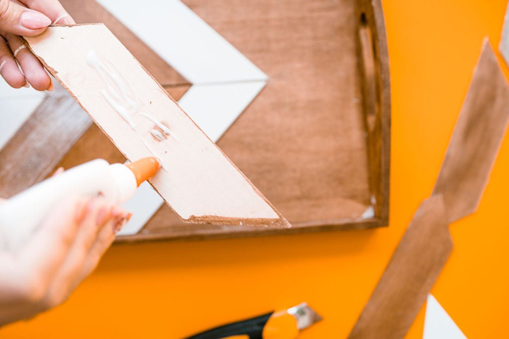 Chevron Wood Tray Kit - Ed's Plant Shop