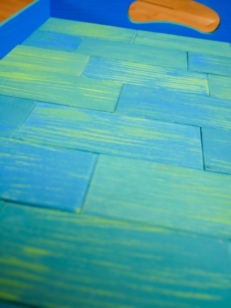 Chevron Wood Tray Kit - Ed's Plant Shop