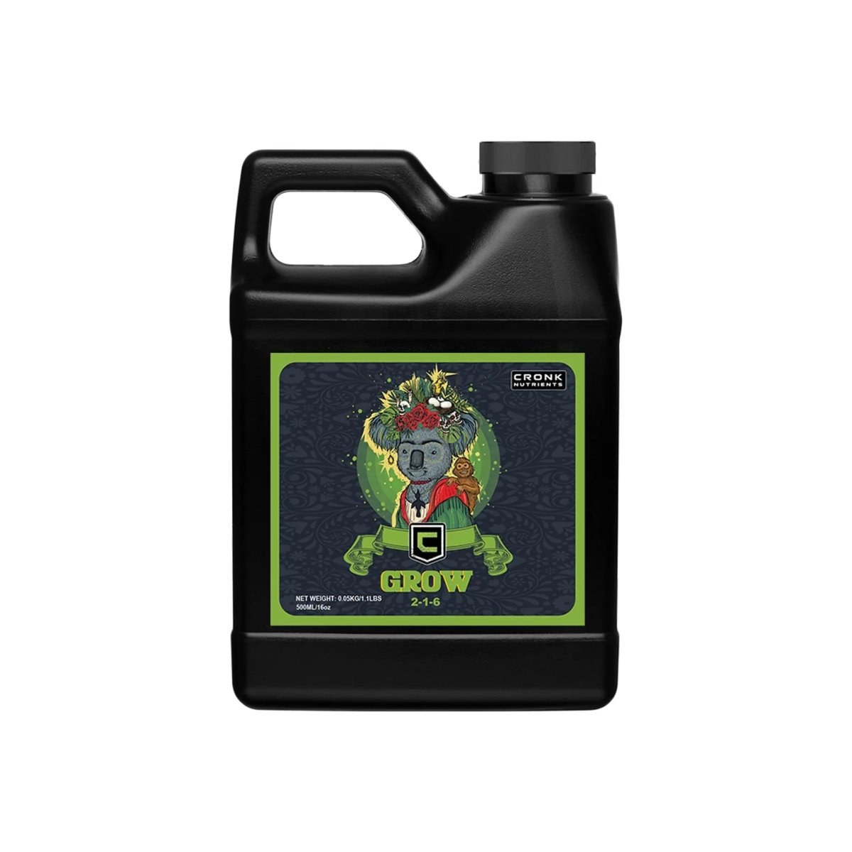 Cronk Nutrients Grow 2 - 1 - 6 Base Fertilizer | Vegetative Growth Formula - Ed's Plant Shop