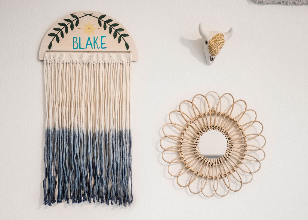 Dip Dyed Wall Hanging Kit | DIY Customizable Macramé Home Decor - Ed's Plant Shop