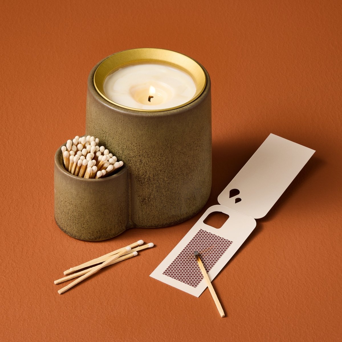 Ember Earth Candle + Planter by Modern Sprout - Ed's Plant Shop