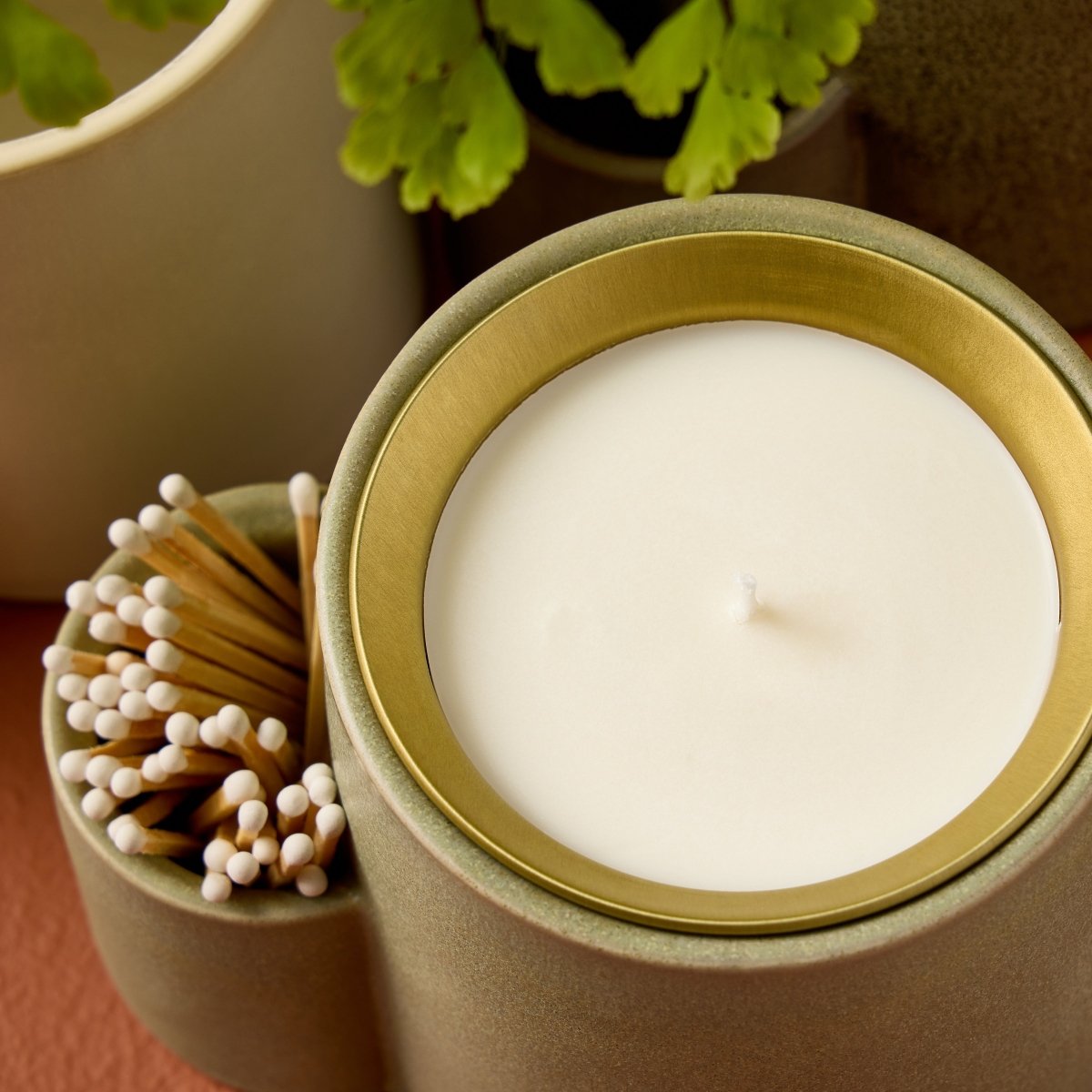Ember Earth Candle + Planter by Modern Sprout - Ed's Plant Shop