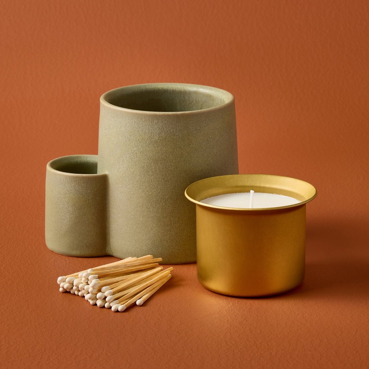 Ember Earth Candle + Planter by Modern Sprout - Ed's Plant Shop