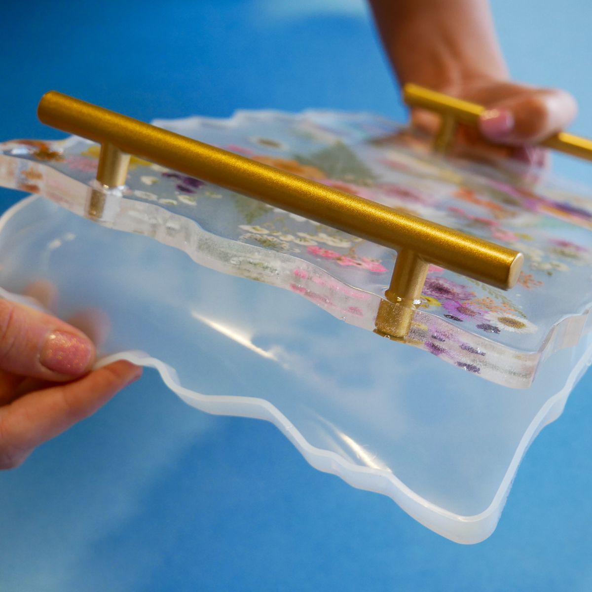 Floral Resin Serving Tray Kit - Ed's Plant Shop