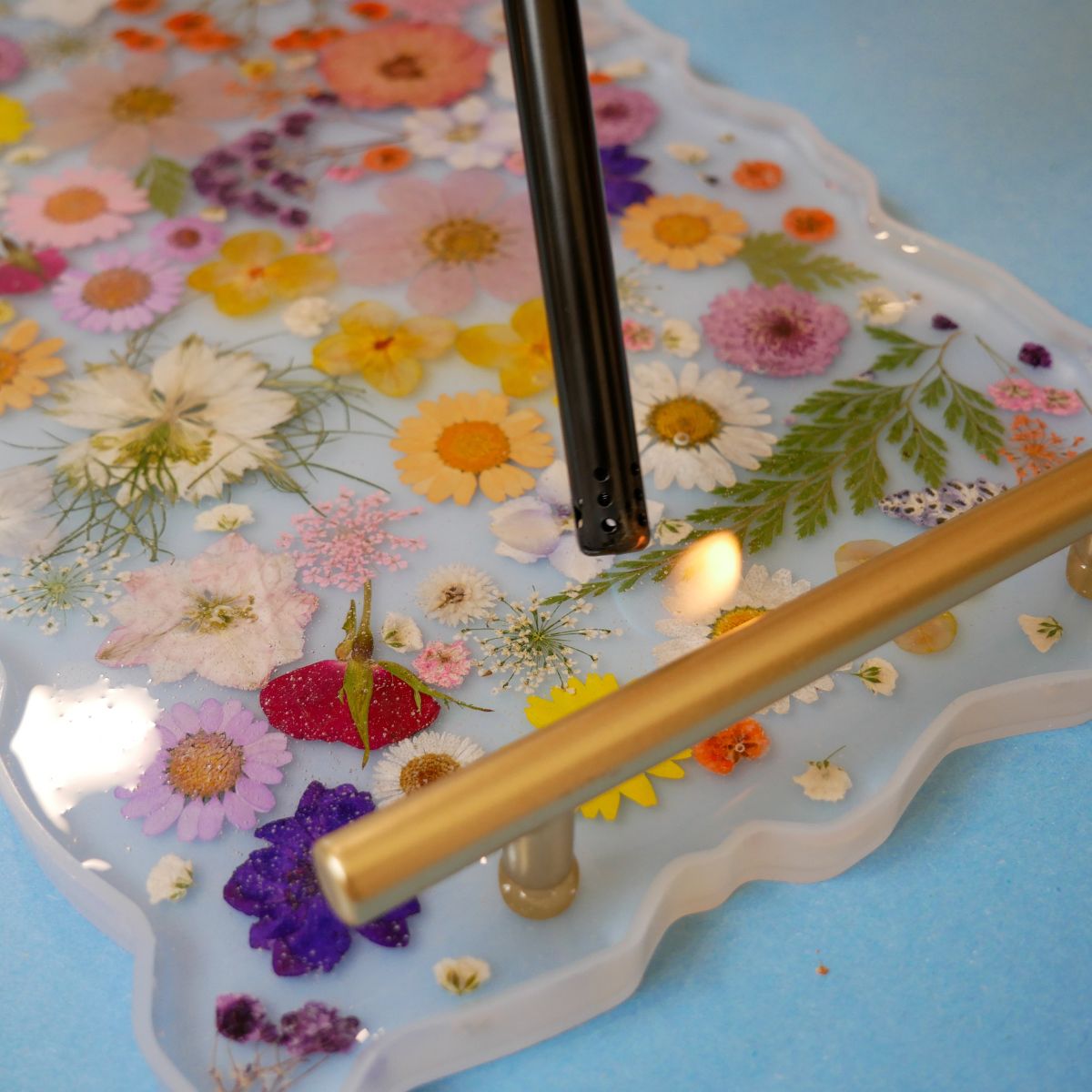 Floral Resin Serving Tray Kit - Ed's Plant Shop