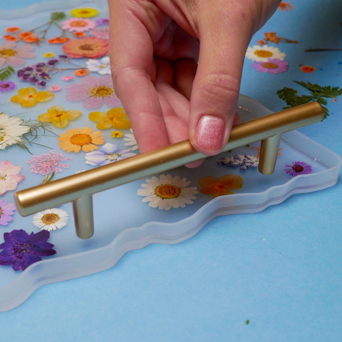 Floral Resin Serving Tray Kit - Ed's Plant Shop