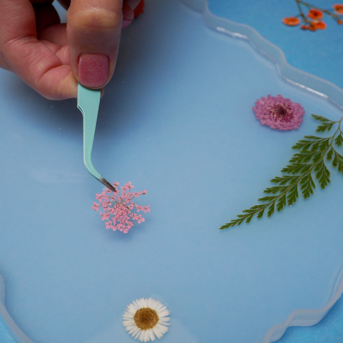 Floral Resin Serving Tray Kit - Ed's Plant Shop