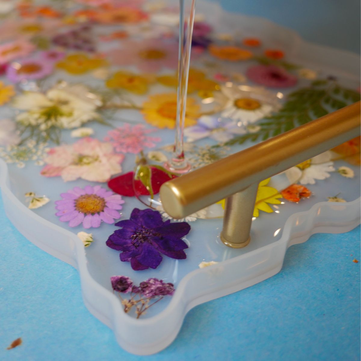 Floral Resin Serving Tray Kit - Ed's Plant Shop