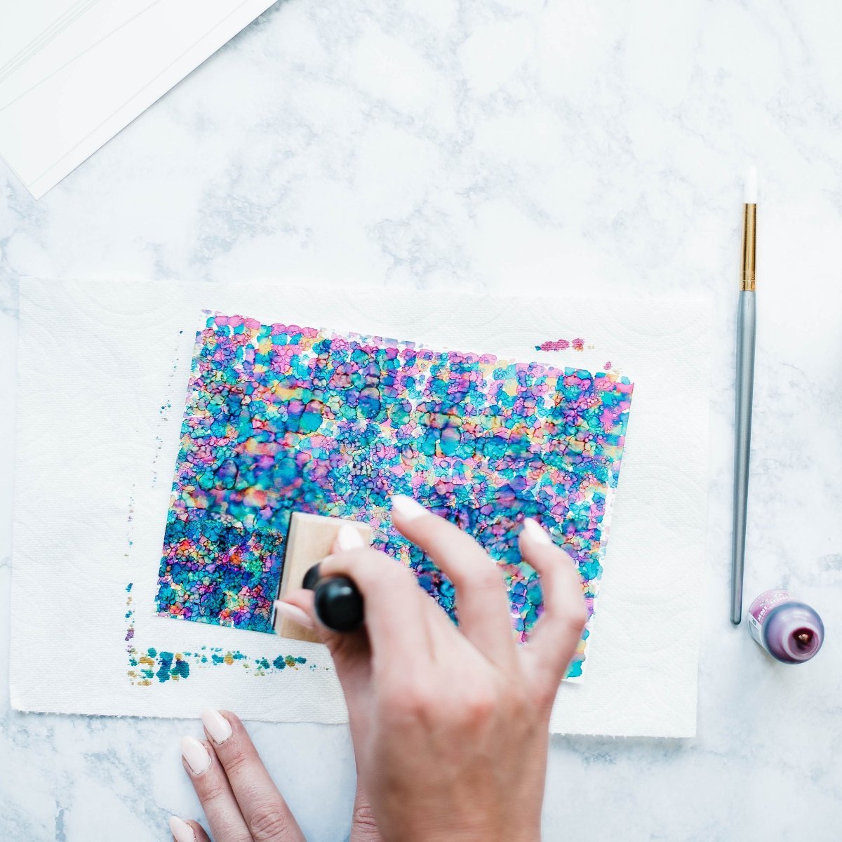 Framed Alcohol Ink & Yupo Paper Kit - Ed's Plant Shop