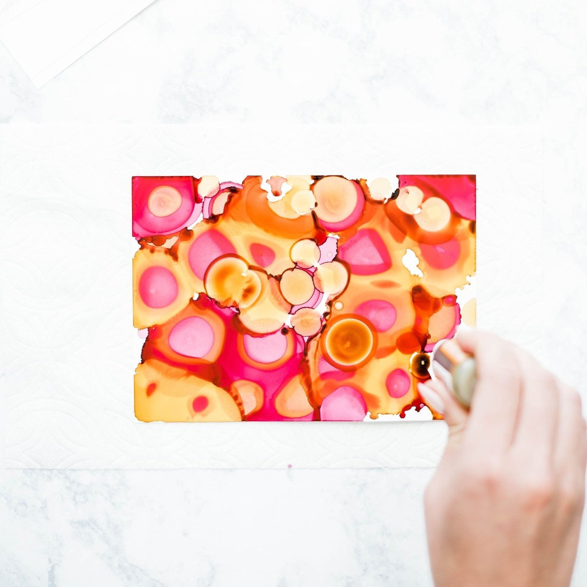 Framed Alcohol Ink & Yupo Paper Kit - Ed's Plant Shop