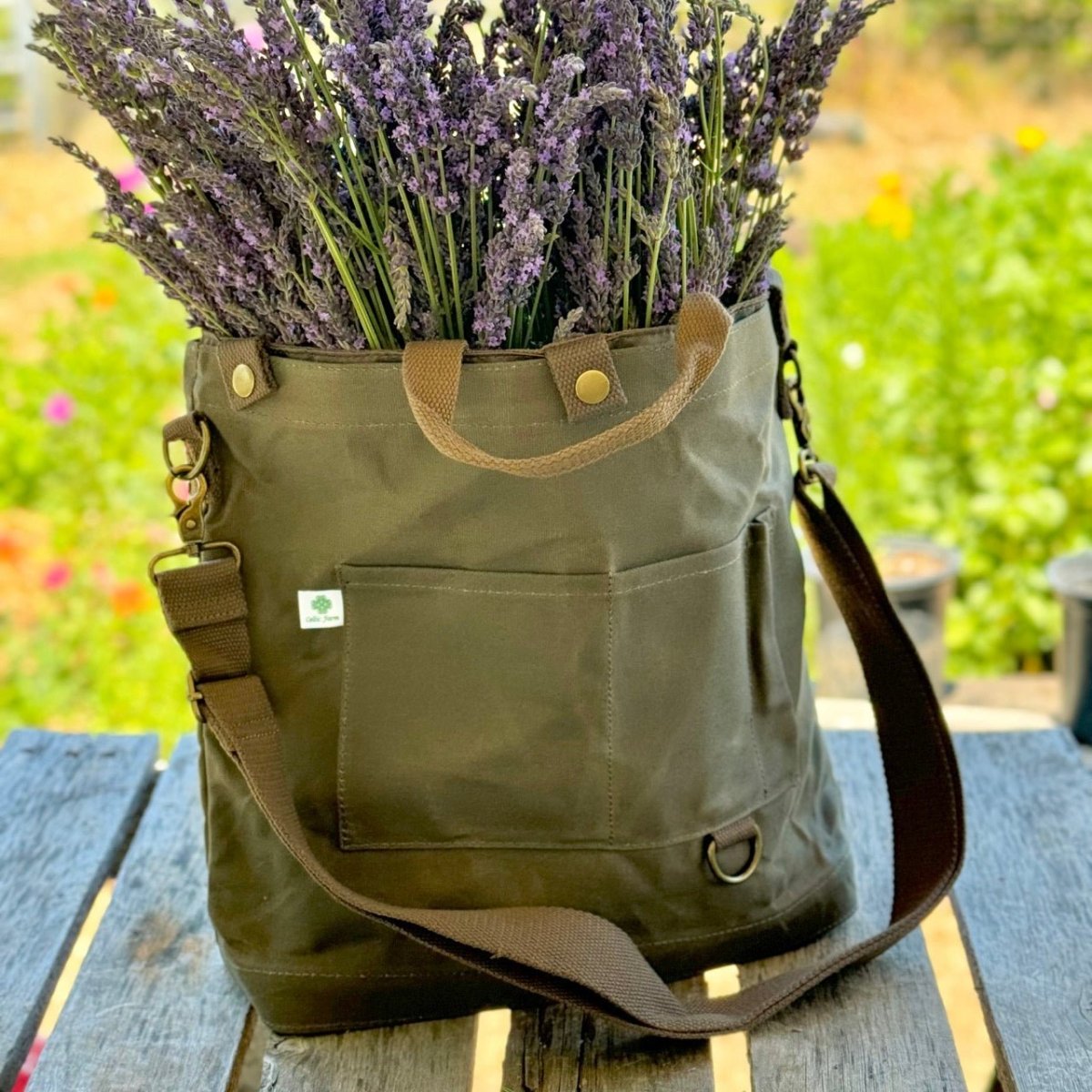 Gardener's Multipurpose Shoulder Bag | For Tools, the Market or Harvest - Ed's Plant Shop