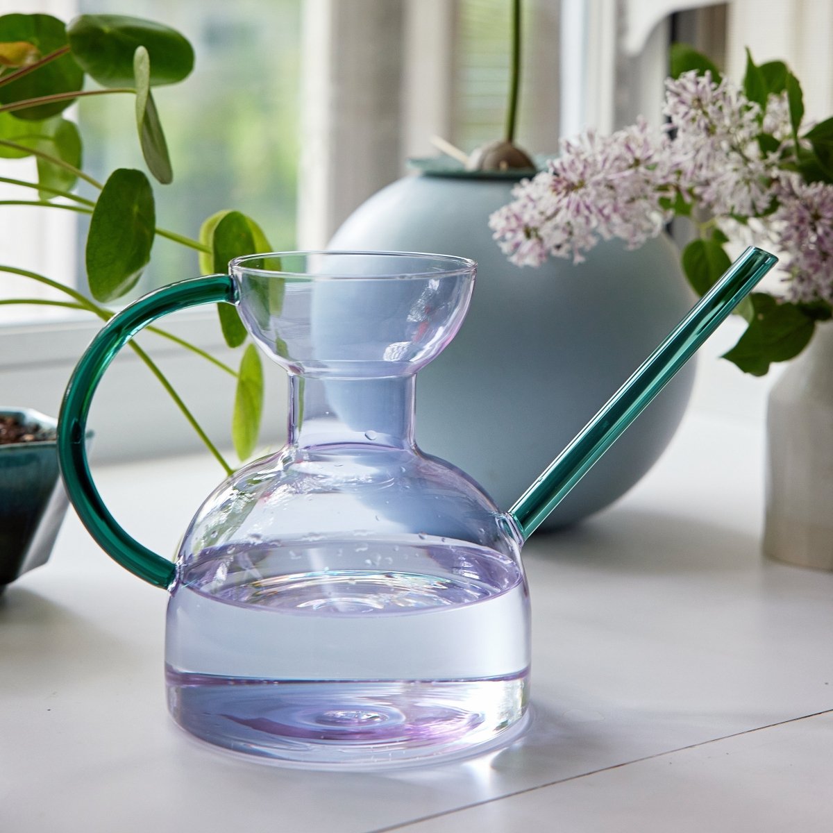 Glass Watering Can | Elegant, Multi - Functional Plant Care Tool - Ed's Plant Shop