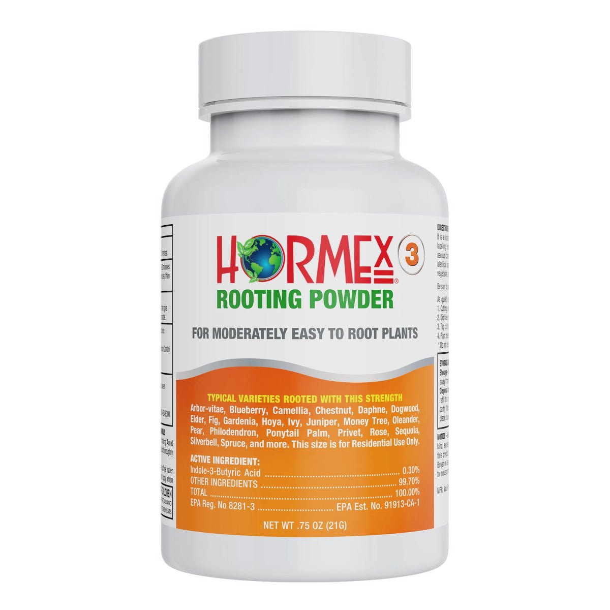 Hormex Rooting Powder 3 – 0.30% IBA Cloning Hormone for Home & Garden Cuttings - Ed's Plant Shop