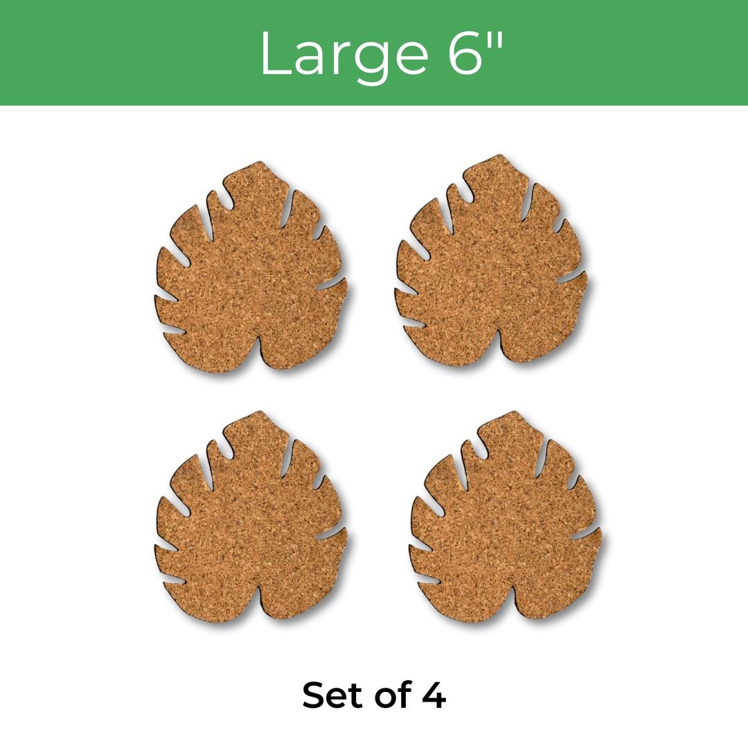 Kostr™ – Set of 4 Sustainable Cork Plant Coasters - Ed's Plant Shop