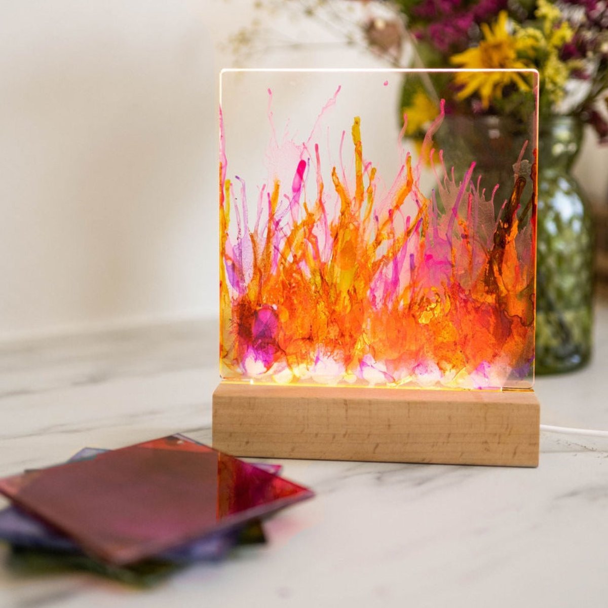 LED Light Frame Alcohol Ink Kit - Ed's Plant Shop