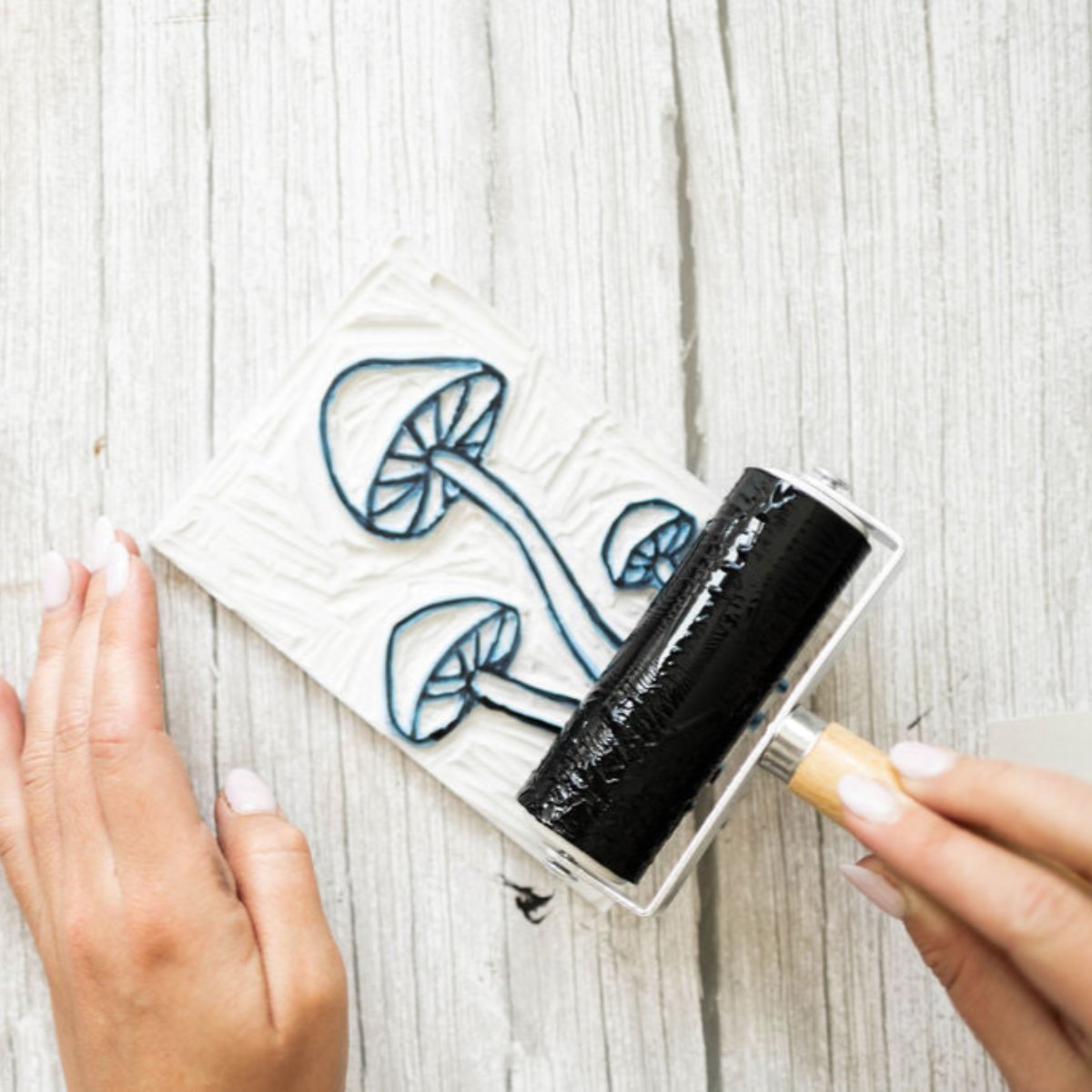 Linocut Printmaking Kit – Complete DIY Carving & Printing Set - Ed's Plant Shop