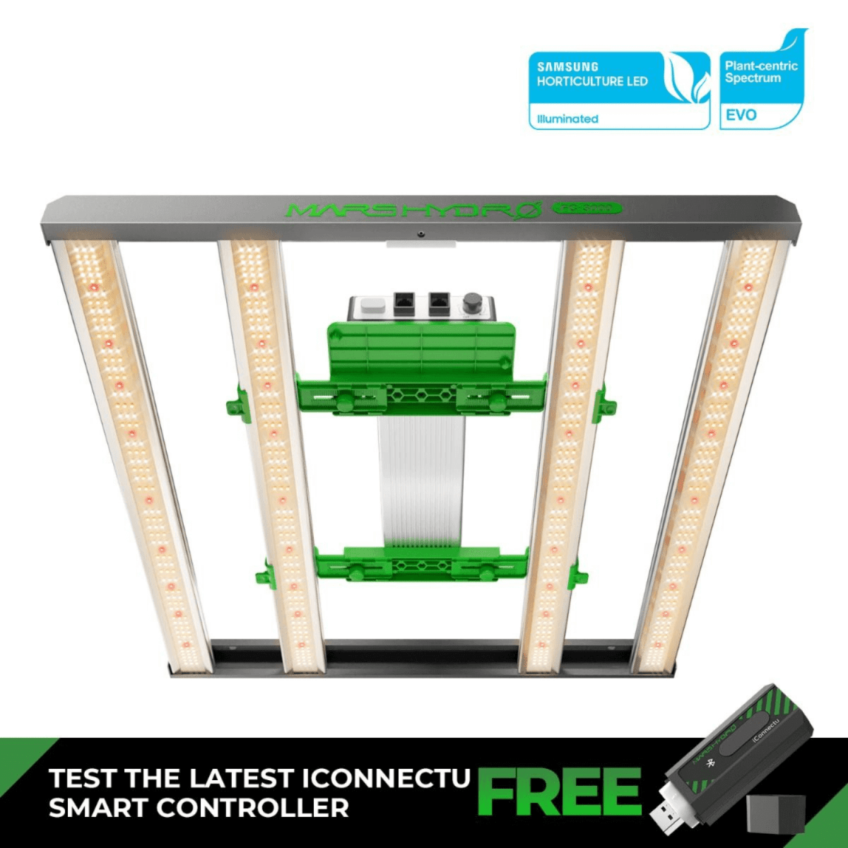 Mars Hydro FC3000 - EVO 300W Smart Grow System Samsung LM301H LED Grow Light - Ed's Plant Shop