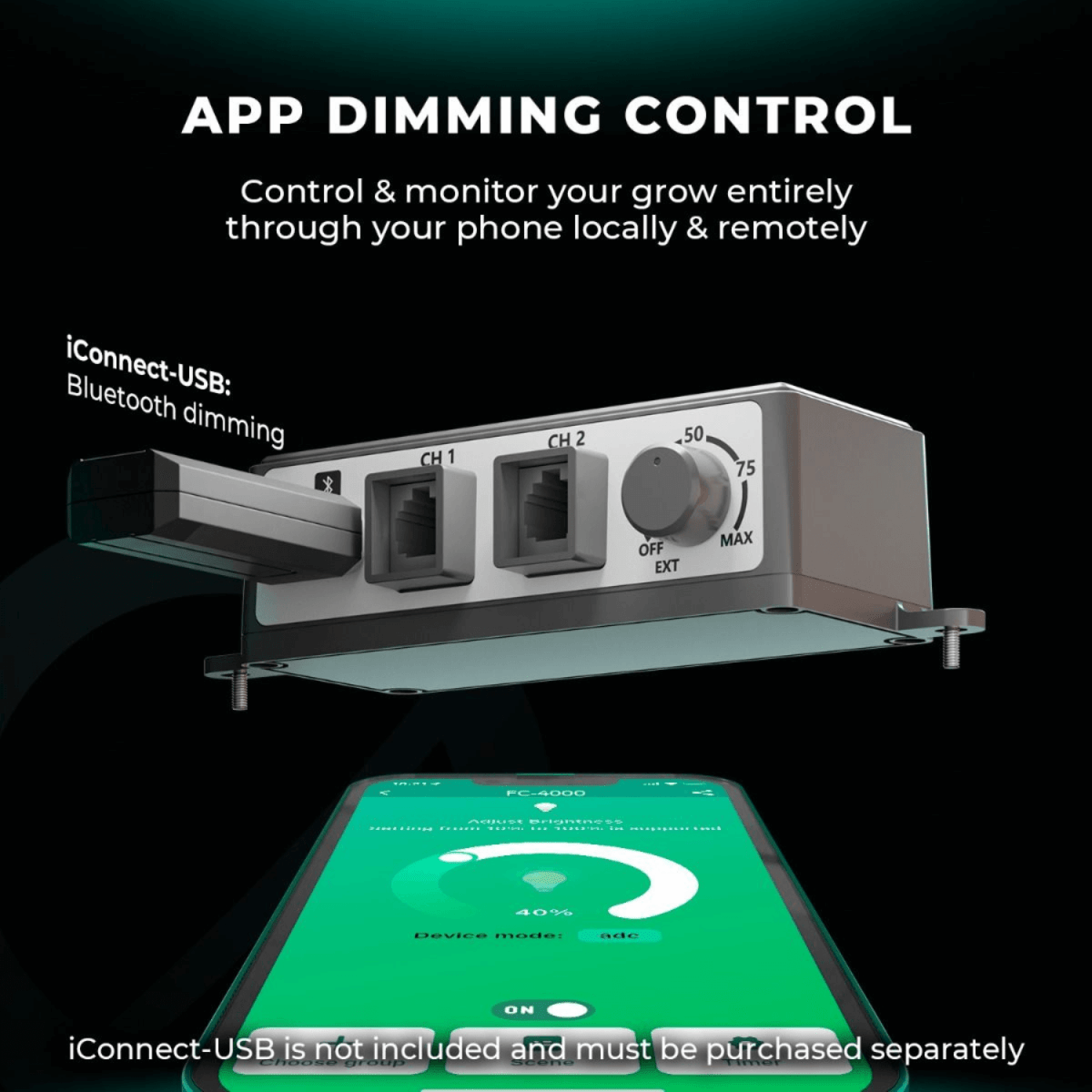 Mars Hydro FC4000 - EVO 320W Smart LED Grow Light | Samsung LM301H Chips - Ed's Plant Shop