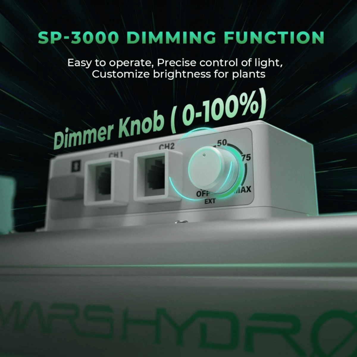 Mars Hydro SP 3000 300W Samsung LM301B LED Grow Light - Ed's Plant Shop