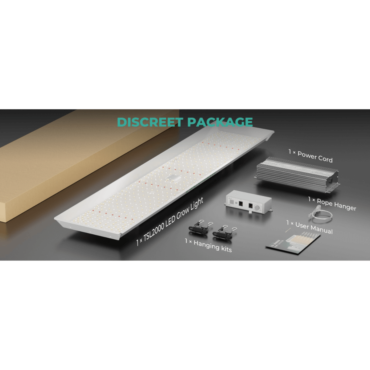 Mars Hydro TSL 2000 300W Dimmable Full Spectrum LED Grow Light | High - Efficiency Lighting - Ed's Plant Shop