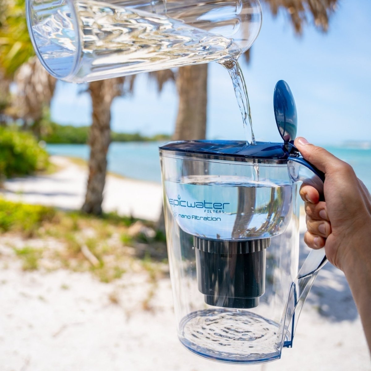Nano Pitcher | Advanced Filtration Removes Bacteria & PFAS - Ed's Plant Shop