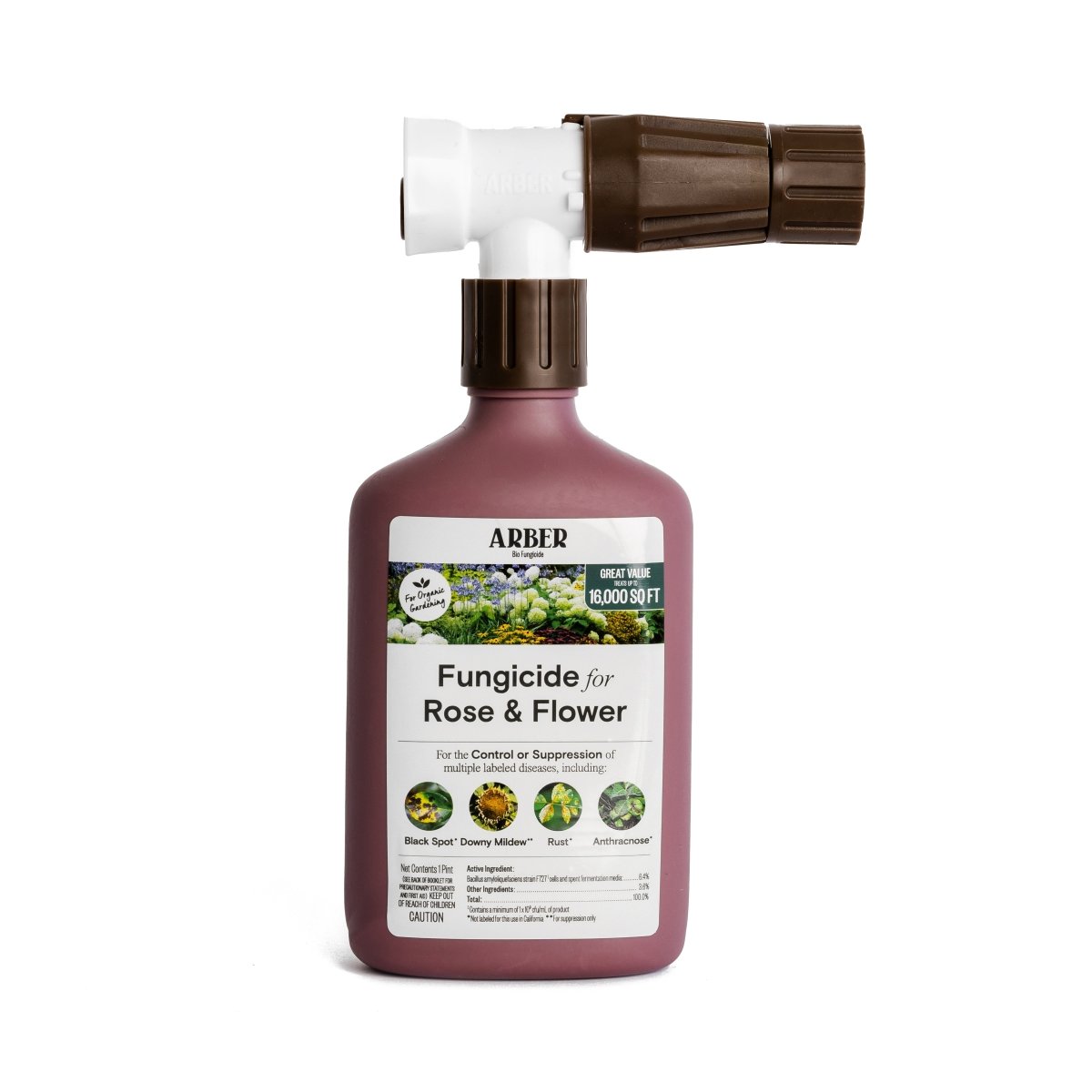 Organic Rose & Flower Fungicide — Ready - to - Spray 16 oz - Ed's Plant Shop