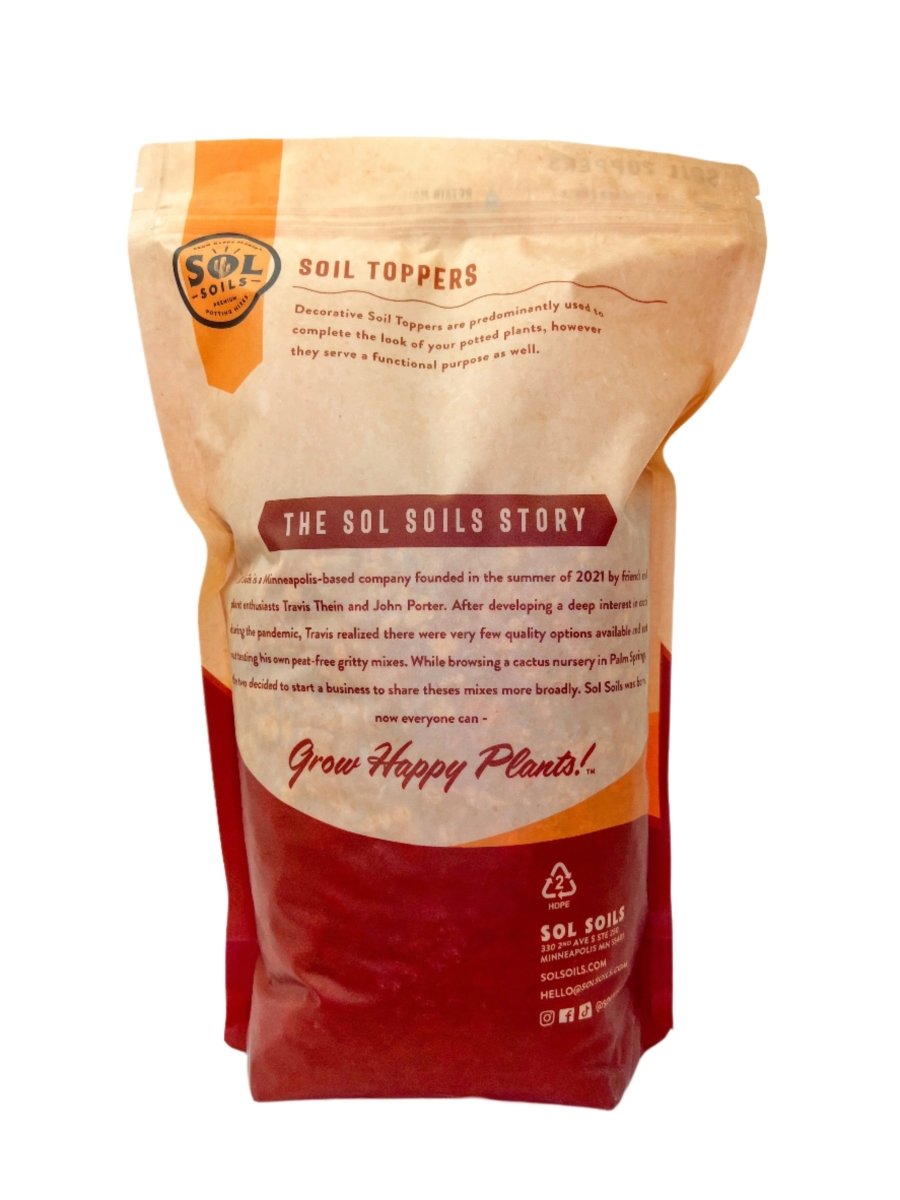 Original Sol Soil Topper – Decorative & Functional Rock Blend for Plants - Ed's Plant Shop