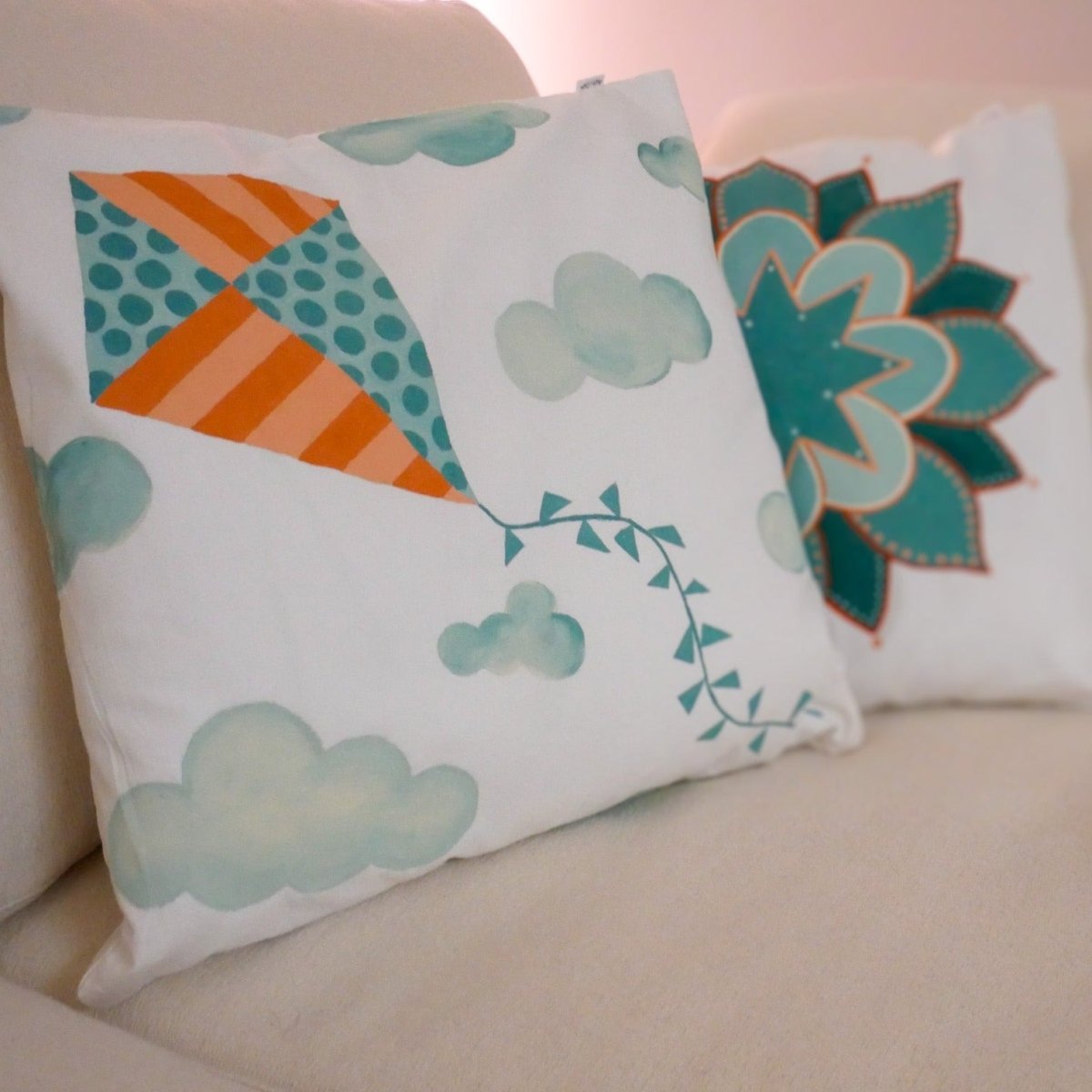 Painted Throw Pillow Kit - Ed's Plant Shop