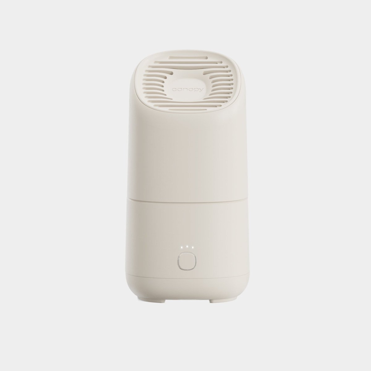 Canopy Portable Humidifier – Cream variant against a gray background
