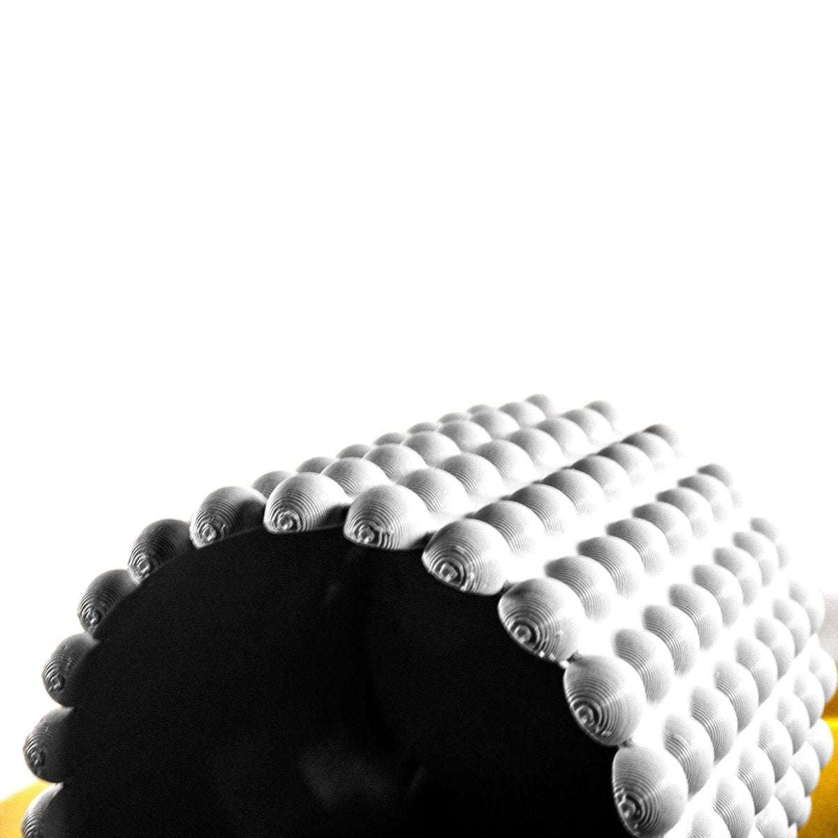 Ring of Pearls 3D Printed Planter – Modern Ribbed Indoor Pot with Drainage - Ed's Plant Shop